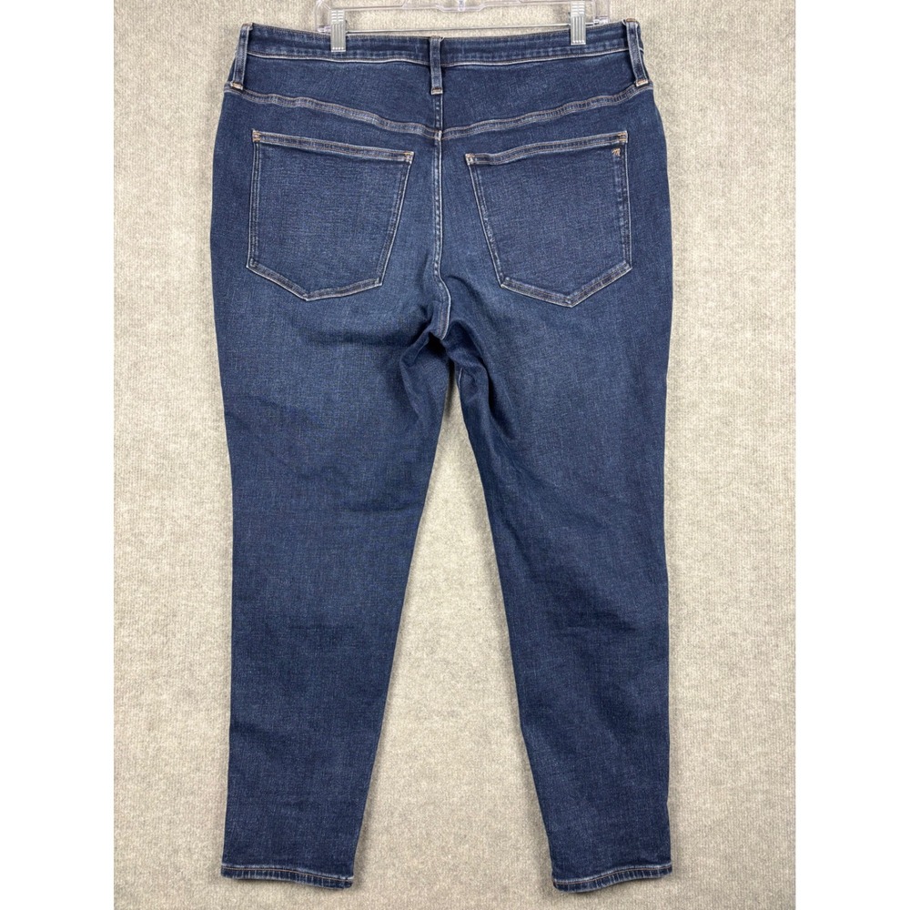 Madewell Curvy High-Rise Skinny Jeans Dark Wash Denim 33 Blue DM7456 - Picture 3 of 11